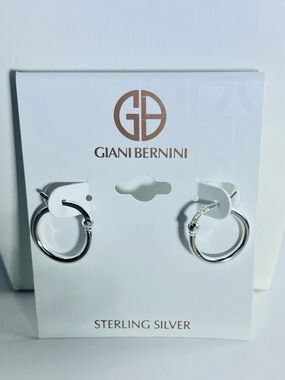 Giani Bernini Sterling Silver Small Hoops